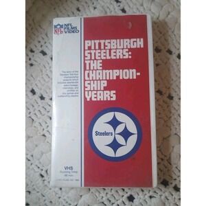 Official NFL Films Video Pittsburgh Steelers: The Championship Years VHS 1982‎